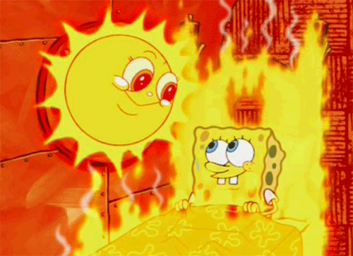 strangeparker:  living in florida during the summer be like 