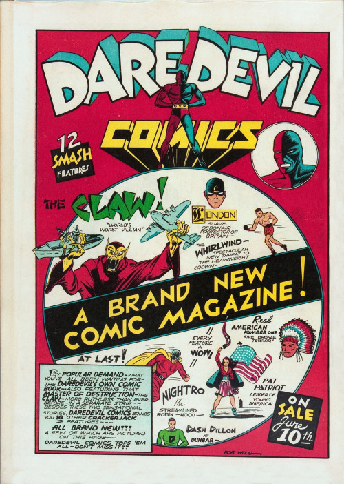 monzo12782: Daredevil Battles Hitler might be my favorite comic cover of the 1940s, and is in my upp
