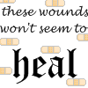 oldinterneticons:these wounds won’t seem to heal