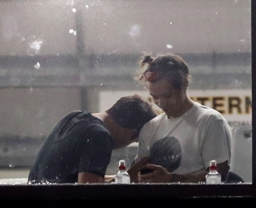 harrystylesdaily: Harry with Jeff at the gym in London, March 3rd
