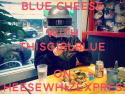 thisgirlblue:  cheesewhizexpress: Premieres Thursday, Feb 23rd starring @thisgirlblue . Be there!!     BLUE CHEESE!!! This Girl Blue (me) on Cheesewhiz Express. I’m so excited about this! This Thursday, February 23rd I’ll be live @cheesewhizexpress