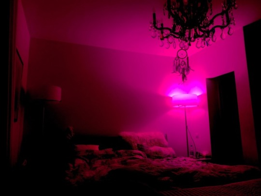 pink lights for bedroom