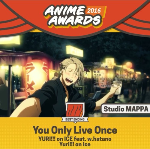 avenging-at-beach-city: plekleyostrich: Yuri On Ice won every single award it was nominated for!!!!!