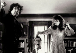 factoryoffear:  Tim Burton on the set of