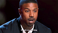 marvelheroes:  Michael B. Jordan accepts