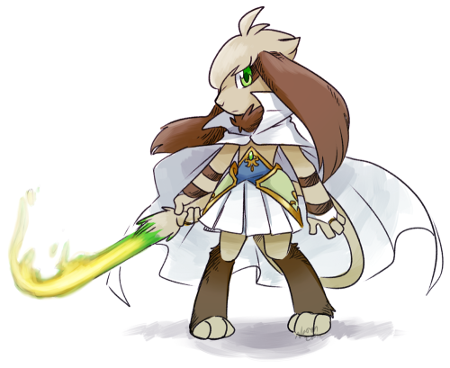 naoren: Smeargle used Sacred Sword! Thinking she might be half Furfrou and that’s why she has 