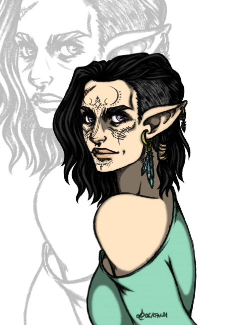 I haven’t drawn my Inquisitor in such a long time.