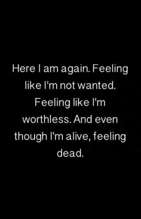 I wish I was dead from the moment I wake up, to the moment I sleep but you&rsquo;re so blind you