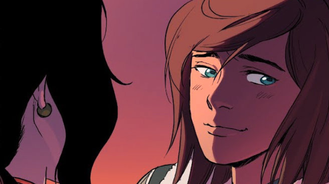 mistysutton:korra &amp; asami, turf wars issue #3