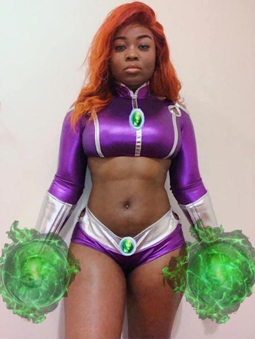 XXX cute-cosplay-babe:  The Star Fire we deserved photo