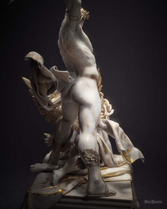 ousia-poetica:Greek gods committed more sins than humans. Medusa and Perseus by Doc