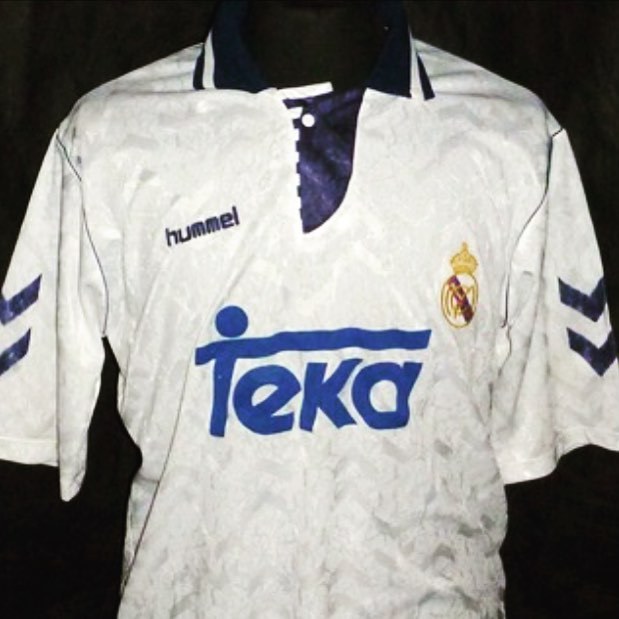 Smag En nat Emigrere Football Shirt Collective — Real Madrid, Hummel, 92/93 from @shirtkingsoe  -...