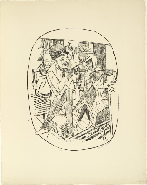 Tavern (Kaschemme) from Trip to Berlin 1922 (Berliner Reise 1922), Max Beckmann, 1922, MoMA: Drawing