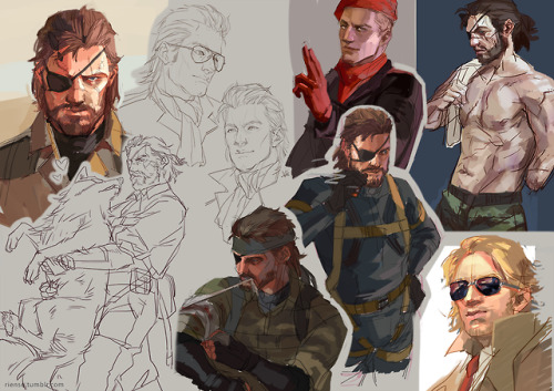 riense:Okaaaay. If i decided to post old sketches. So here is a  MGS sketch dump (2016)