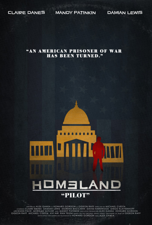 Homeland episodic posters. Season 1, part 1. More coming soon! View more graphic design and film pos