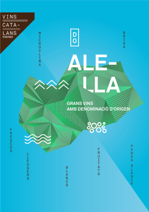 typographie:Branding, graphic and communication code for a catalan wines promotion project for the d