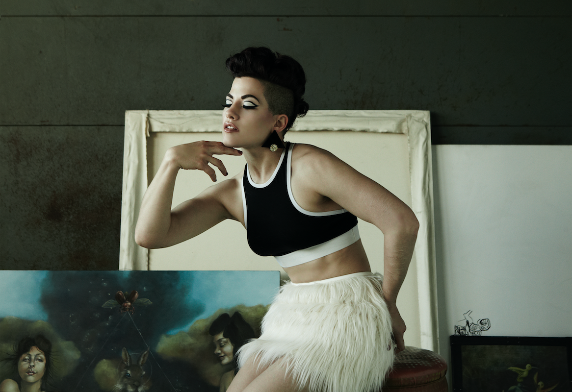 partyiningridsmouth:  Photos of me at my old Oakland warehouse by Karyn HuntMakeup