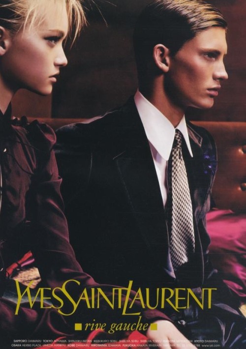 Gemma Ward and Ryan Snyder photographed by Craig McDean for Yves Saint Laurent Rive Gauche F/W 04.05