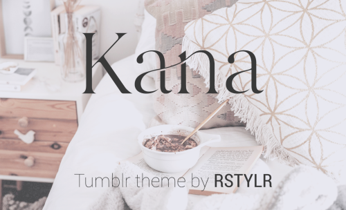 rstylr:Kana — a responsive single-column sidebar or header-theme static preview | code A single-col