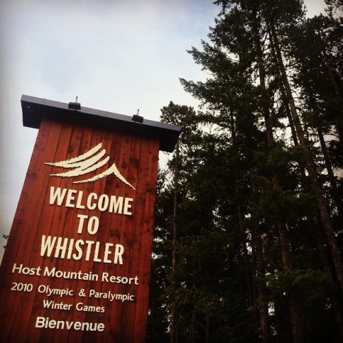 Almost at the hotel/home for the next several days. #traveling #work #nature #whistler #cameradepart