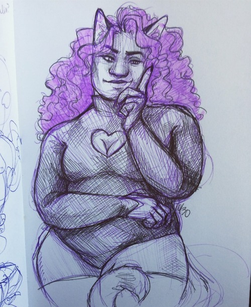 vlasdygoth:Im very gay for every single member of the beloved[ID: Three ink sketches. The first is o