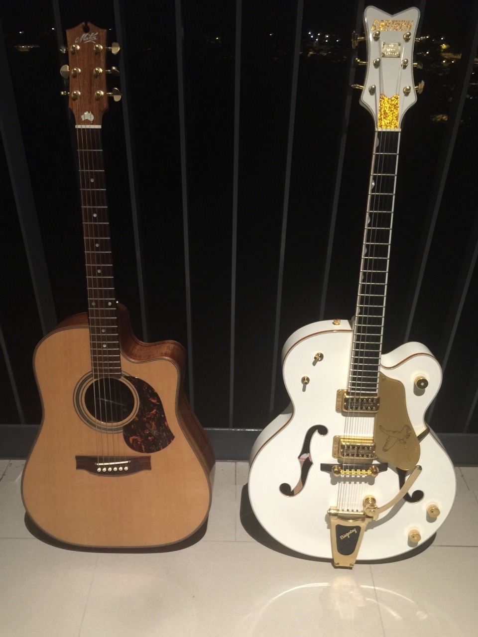 Billy duffy gretsch white falcon