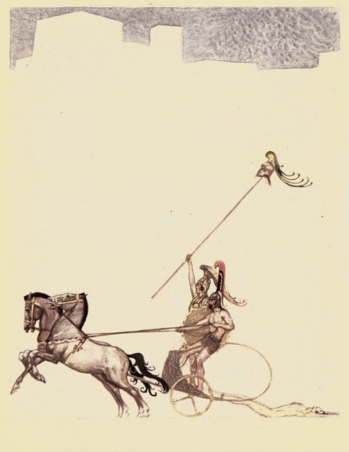 wesley-de-cornualles:Achilles Victorious, illustration by Willy Pogany from The Adventures of O