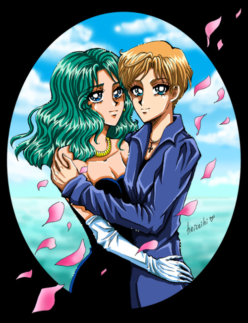 Haruka & Michiru from SailorMoon - Fanart ^_^© Naoko Takeuchi