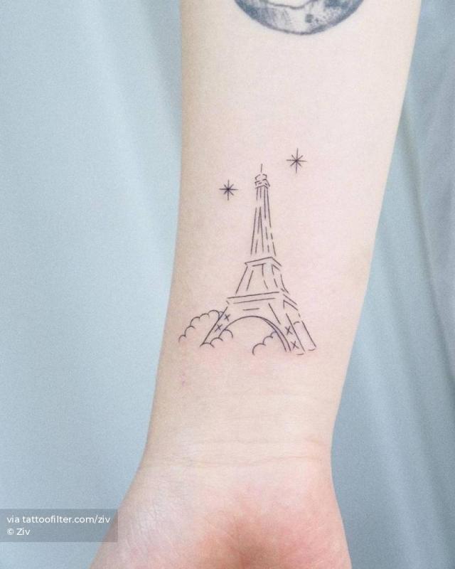 mini cemra and Eiffel tower tattoo designs with pen simple tattoo designs   YouTube