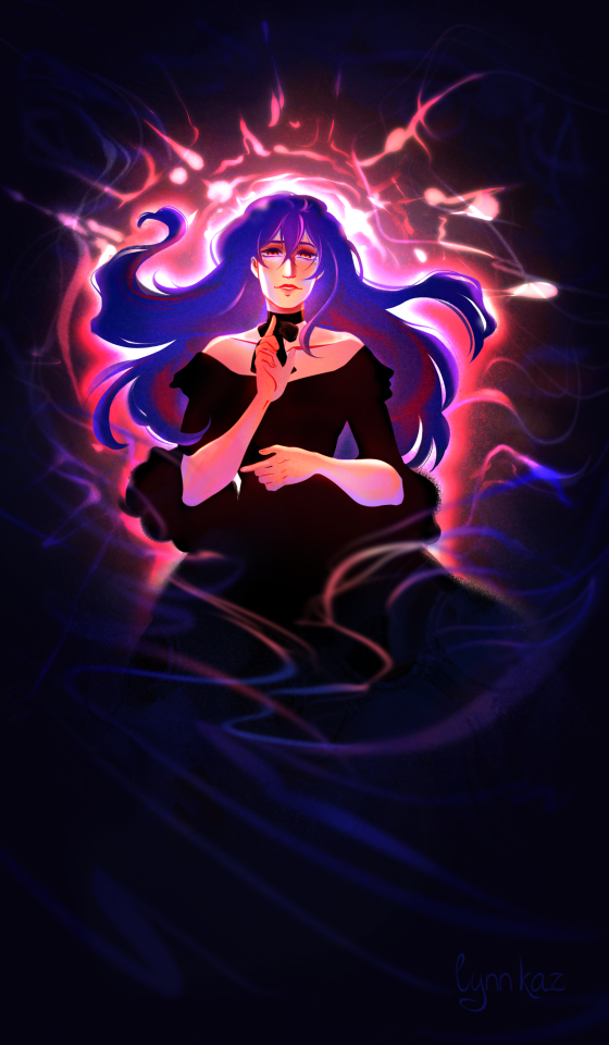 I Titled This Lacie Art As Vrubel Eyes In Procreate (just Google His Painting Six-winged Seraphim Youll
