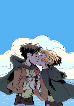 hoodleehoo:  i want to kiss you by the sea 