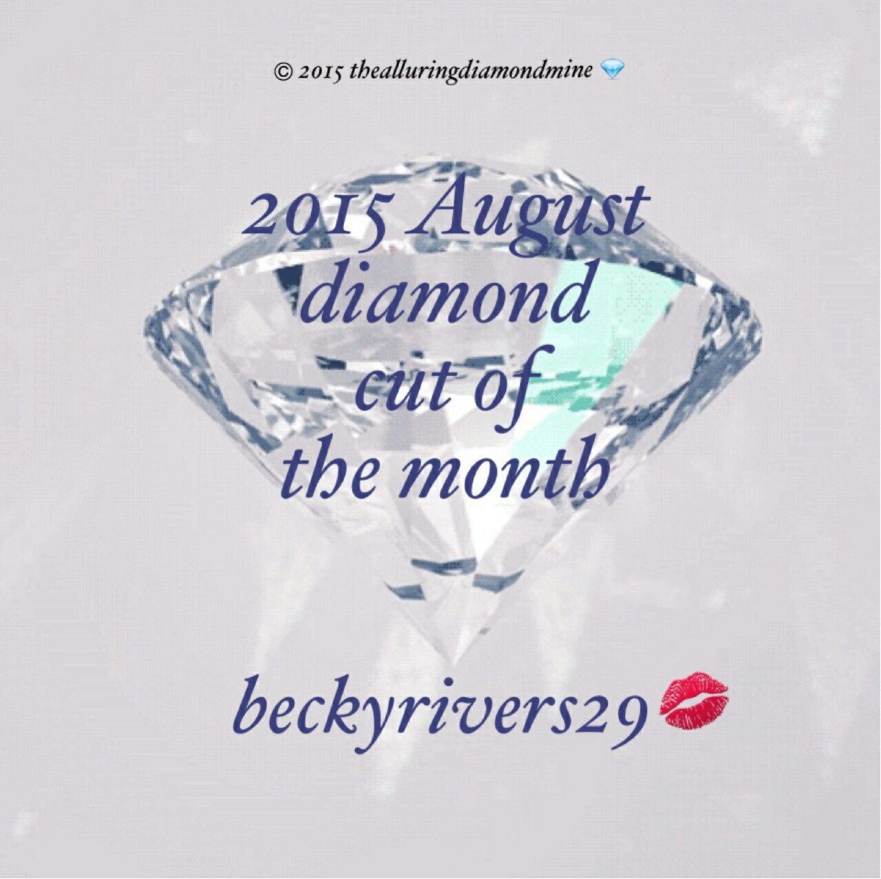 thealluringdiamondmine:  thealluringdiamondmine: The Diamond Cut Of The Month For