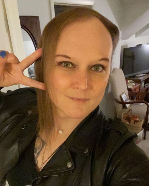 Catching up! A few more leather & blue nails; whatever #girlslikeus #transgirlsofinstagram #tran