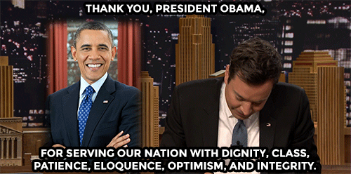 fallontonight:  Jimmy and Obama take some time to write their thank you notes.