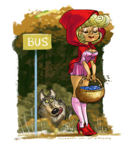 pinupgirlsart:  Ridinghood3 by FerdinandKreozot