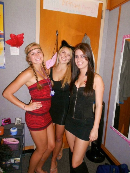 Porn Pics Halloween Trio