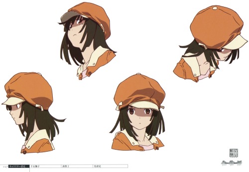 as-warm-as-choco:  BAKEMONOGATARI Character Designs of Nadeko Sengoku by Watanabe AKIO (渡辺 明夫) for the Bakemonogatari Production Note ~Characters~ Art Book. (Part 1) 