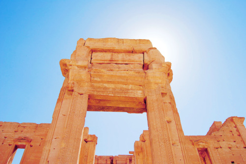 henriplantagenet:Temple of Ba’al, Tadmur (Palmyra), Syria.Dating from AD 17 and dedicated to the Pho