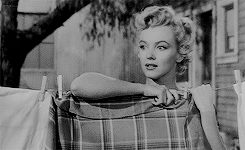 normajeanebaker:  Marilyn Monroe + noir films 