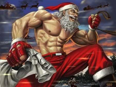 ifuckwitlightson:  Santa got P90X over the Summer lol
