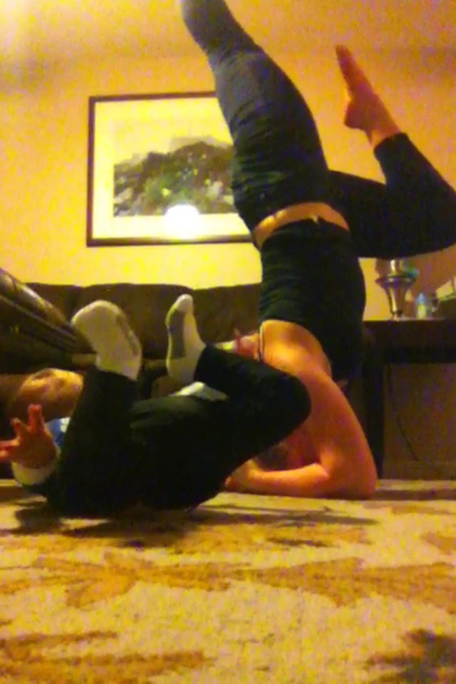 killthechallenge:  Monkey see, monkey do… Plus hugs (: