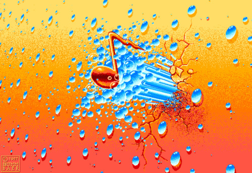 wwwtxt:  BREAKTHRU ▰ Created by Brummbaer in Deluxe Paint ☯87 