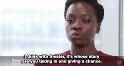 elegantpaws:  micdotcom:  Watch: Danai Gurira, Danielle Brooks and Renee Elise Goldsberry talk about why representation matters.   Some things are worth repeating: “I think it’s important to have this talk, but I think we need to move past it and