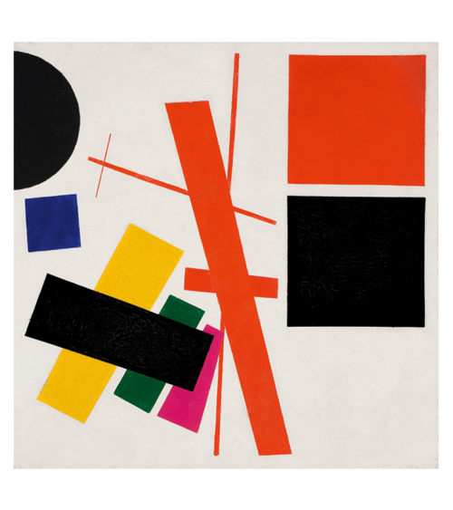 Kazimir Malevich, Suprematism: Abstract Composition, 1915. Oil on canvas, Art Museum, Yekaterinburg.