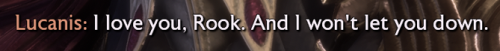 There's Just Something About Rook And Lucanis Reaffirming Their Support And Love For Each Other Throughout