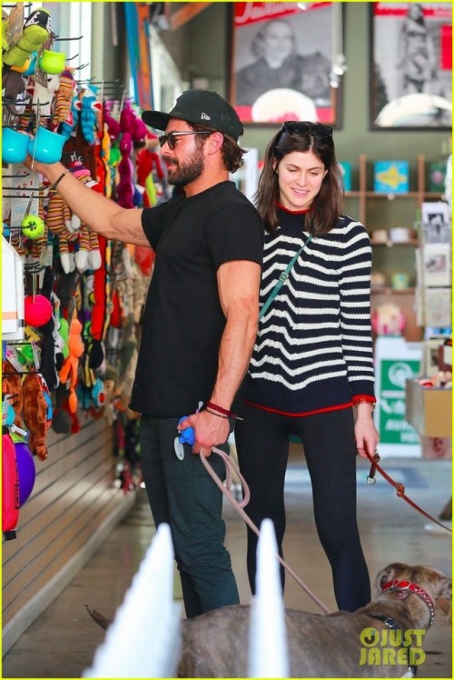March 29- Zac Efron and Alexandra Daddario in Los AngelesMore