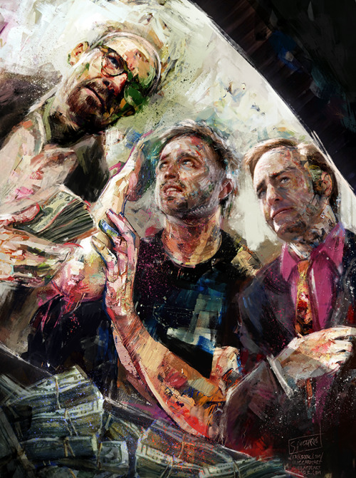 Breaking Bad | AMC (@breakingbadamc)Painted in CS6, on facebook here, twitter hereAbout time I 