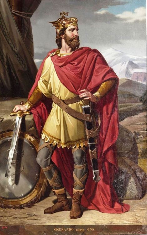 chucrutypilsen:Sisenand Visigothic King of Spain  by Bernardino Montañes.Sisenand  (605 –  636) was 