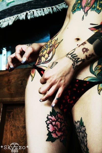Women with tatoos