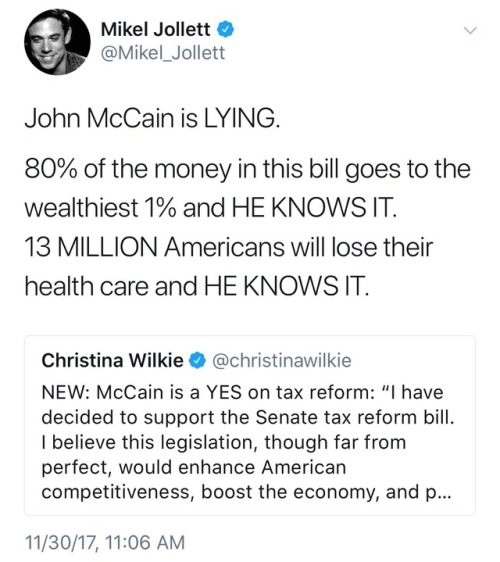 odinsblog:John McCain is human filth. Don’t ever try to tell me he’s a “moderate” Republican, or one